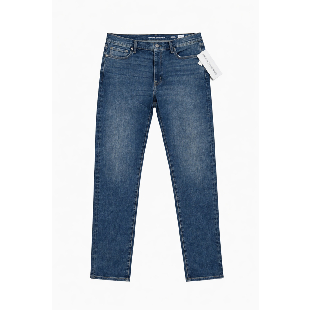 Amazon Essentials Athletic Fit Jeans 36x32 Medium Wash Stretch Denim Men’s NWT